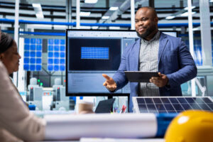 Solar Panels Factory Photo